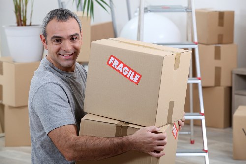 House movers preparing a local home move in Watford