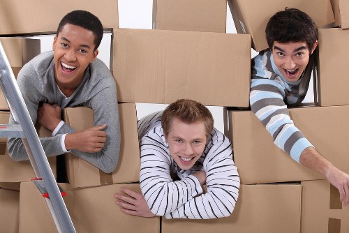 Moving van helping with flat and apartment items in Watford