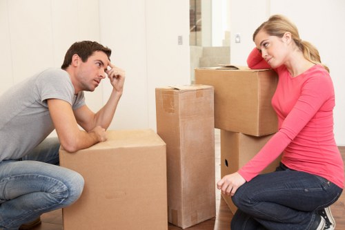 Professional Watford moving service loading boxes and furniture