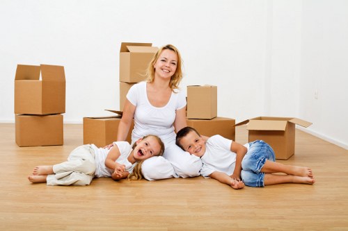 Office relocation items prepared for a business move in Watford