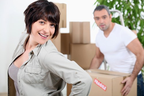 Removals crew managing a move in Watford with parking and access planning