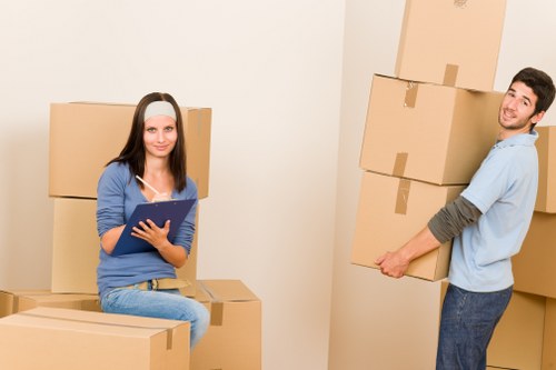 Prepared moving van loading for a Watford local move